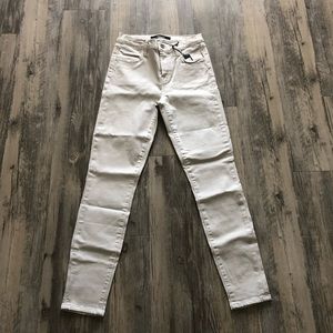 J Brand High Rise Crop Skinny Jeans